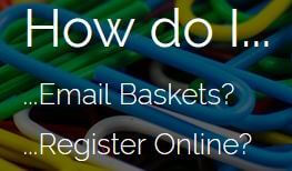 Emailing a basket & other helpful ways to use our website