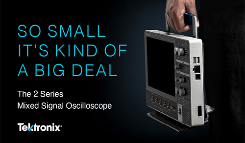 The 2 Series Mixed Signal Oscilloscope from Tektronix