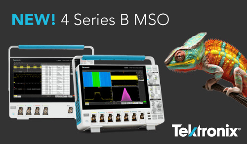 The latest launch at Tektronix: 4 Series B MSO Mixed Signal Oscilloscope