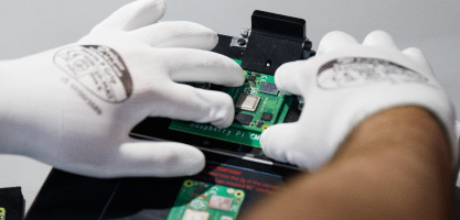 Raspberry Pi product being used