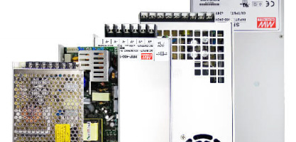 MEAN WELL logo with power supplies